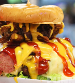 Burger Bakar Abang Burn @ Klang